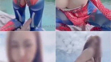 Bokep Thailand - Nong June Berpakaian Seperti Spider-Man Sosok Gadis Yang Super Menggoda